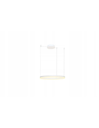 Lampa sufitowa LED HALO RING 80 cm - elegancka biała lampa do nowoczesnych wnętrz, energooszczędna i ściemniana.