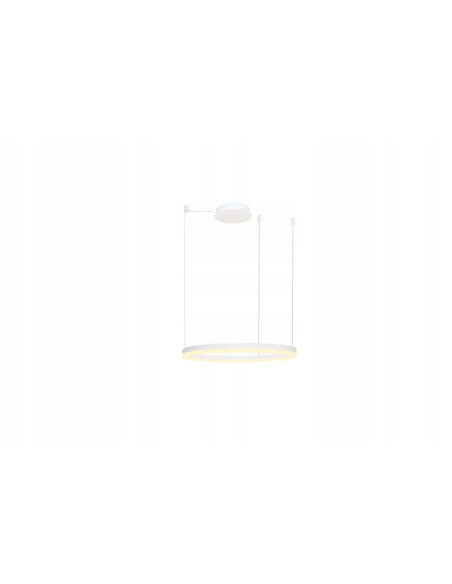 Lampa sufitowa LED HALO RING 80 cm - elegancka biała lampa do nowoczesnych wnętrz, energooszczędna i ściemniana.