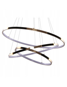 Lampa Wisząca WHEEL 3 DIMM 80W Złota z Regulacją i Ściemniaczem – Nowoczesne Oświetlenie LED do Wnętrz 2