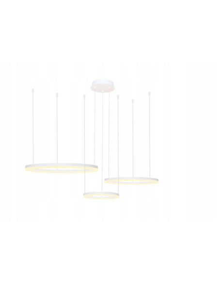 Lampa wisząca HALO 3 Ringi LED - nowoczesne oświetlenie z regulacją jasności i zmienną barwą światła
