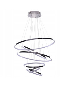 Lampa wisząca LED WHEEL 6 - nowoczesna, regulowana z 6 pierścieniami, idealna do każdego wnętrza