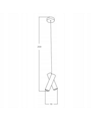 Nowoczesna wisząca lampa JADE AZ6212 - elegancka lampa LED w czerni i złocie do kuchni, jadalni i salonu Azzardo