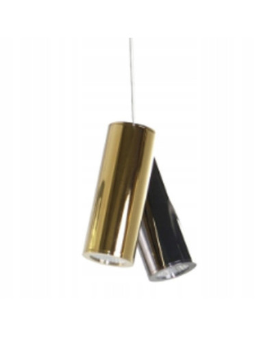 Lampa wisząca Jade 6-punktowa LED w kolorze złoto-czarnym – nowoczesna elegancja do kuchni i jadalni