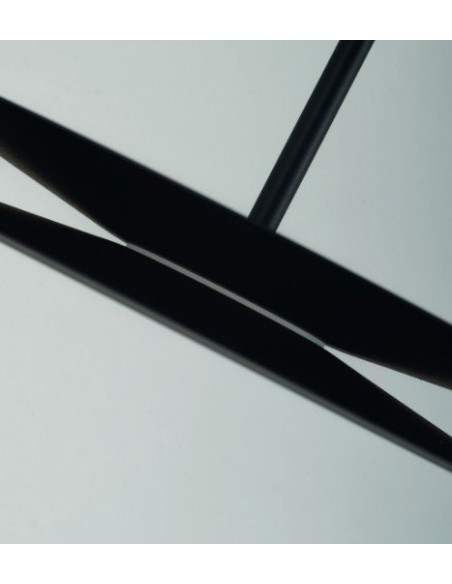 Nowoczesna Lampa Wisząca DISC PENDANT 35 LED w Czerni – Eleganckie Oświetlenie do Biura i Salonów