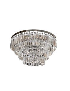 Lampa sufitowa SALERNO TOP – kryształowa elegancja w minimalistycznym stylu, 5-punktowe oświetlenie chromowane 2