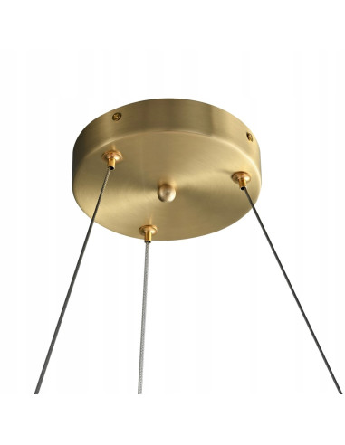 Lampa dekoracyjna PIUMA w kształcie piór z kryształami, złoty akcent do salonu, jadalni i biura, wysoka jakość