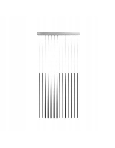 Lampa wisząca Louise 14 LED chromowa, nowoczesna i elegancka - idealna do kuchni i jadalni, 2800 lumenów.