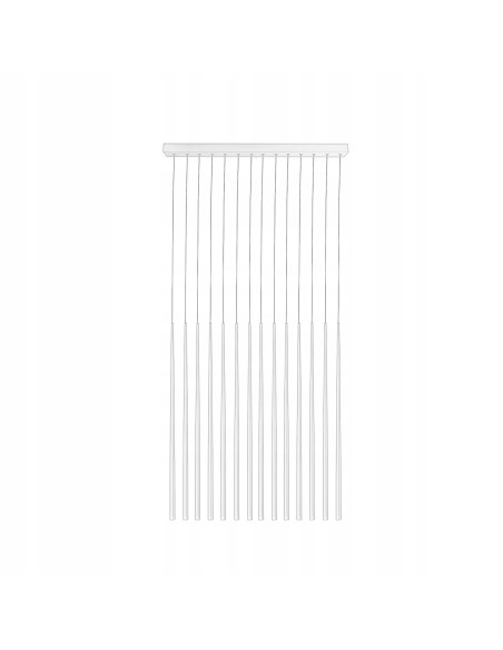 Lampa wisząca Louise 14 LED - nowoczesna, biała, metalowa lampa o minimalistycznym stylu do biura i wnętrz domowych