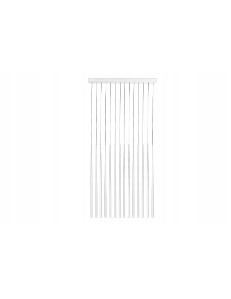 Lampa wisząca Louise 14 LED - nowoczesna, biała, metalowa lampa o minimalistycznym stylu do biura i wnętrz domowych