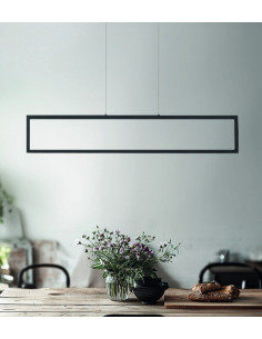 Lampa wisząca LED FADA AZ6533 w czarnej ramie, 120 cm - eleganckie oświetlenie do kuchni i jadalni 2