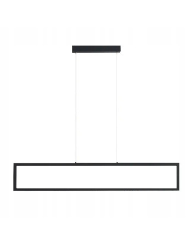 Lampa wisząca LED FADA AZ6533 w czarnej ramie, 120 cm - eleganckie oświetlenie do kuchni i jadalni