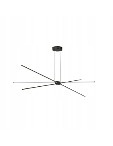 Nowoczesna lampa wisząca Jax LED z regulacją kąta - elegancki design do salonu i przestronnych wnętrz