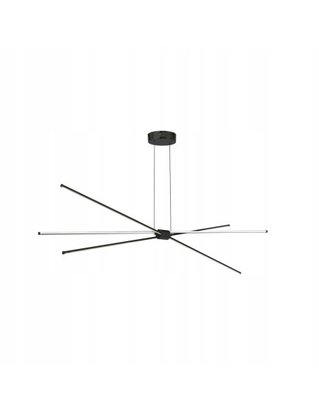 Nowoczesna lampa wisząca Jax LED z regulacją kąta - elegancki design do salonu i przestronnych wnętrz