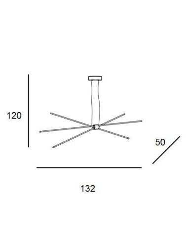 Nowoczesna lampa wisząca Jax LED z regulacją kąta - elegancki design do salonu i przestronnych wnętrz