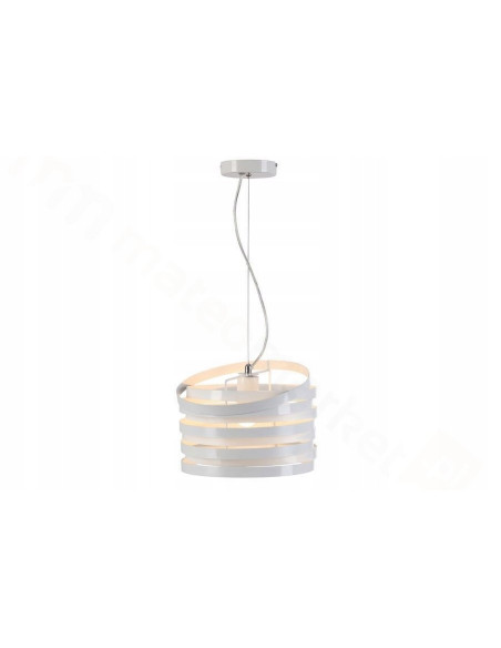 Nowoczesna lampa wisząca Reality Laria 1 z regulacją wysokości, czarna z białą szklaną kulą do salonu i kuchni