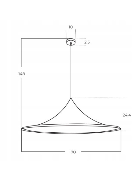 Lampa wisząca KELDAN w stylu skandynawskim, biała, regulowana, idealna do jadalni, kuchni i biura.