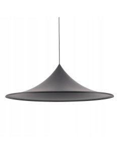 Lampa wisząca KELDAN 90 w czerni - nowoczesny element wyposażenia do jadalni i kuchni o minimalistycznym designie 2