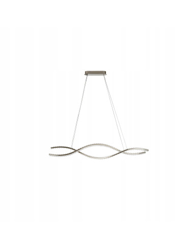 Lampa wisząca SPARK WAVES z LED - nowoczesny design, regulowana wysokość, elegancki akcent do jadalni i salonu.