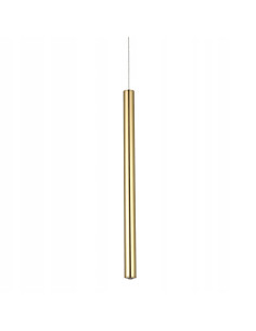 Lampa wisząca LED ILIOS w złocie, regulowana jasność, nowoczesny styl do salonu i przestrzeni komercyjnych 2