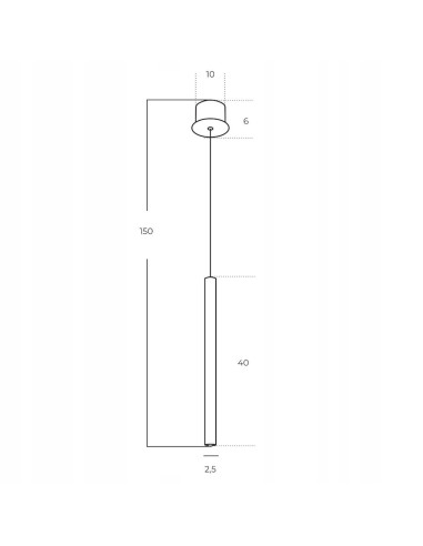 Lampa LED ILIOS 1l Biała Smukła Tuba 4W z Regulacją, Energooszczędna do Biura i Kuchni