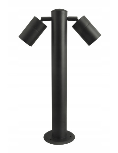 Lampa ogrodowa ROLF 2 w kolorze czarnym – eleganckie oświetlenie zewnętrzne, IP44, 2 źródła światła, wysoka jakość