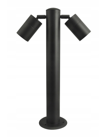 Lampa ogrodowa ROLF 2 w kolorze czarnym – eleganckie oświetlenie zewnętrzne, IP44, 2 źródła światła, wysoka jakość