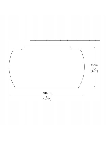 Plafon CRYSTAL w kolorze chromowym - nowoczesne oświetlenie sufitowe do salonu, sypialni i jadalni, 40 cm