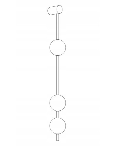 Kinkiet BERRY z złotym wykończeniem i mlecznymi kulami LED - nowoczesna elegancja do każdego wnętrza.