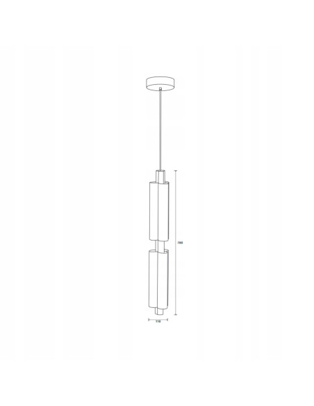 Lampa wisząca OSMO LED w kolorze złotym z mlecznym kloszem – nowoczesny design do każdego wnętrza