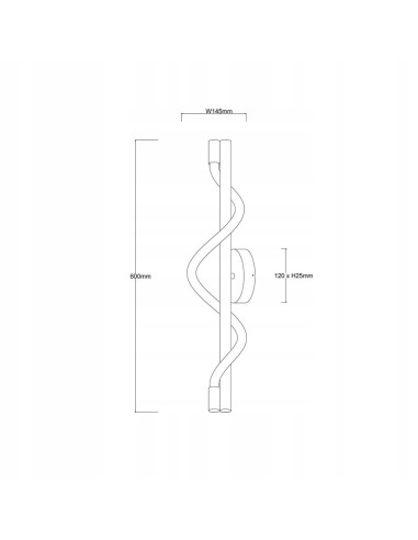 Nowoczesny kinkiet LED Meleca czarny z regulacją CCT – eleganckie oświetlenie dekoracyjne do różnorodnych wnętrz