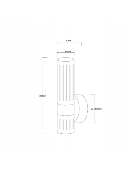 Luksusowy kinkiet cylindryczny LED złoty - eleganckie oświetlenie do hoteli, pensjonatów i nowoczesnych wnętrz