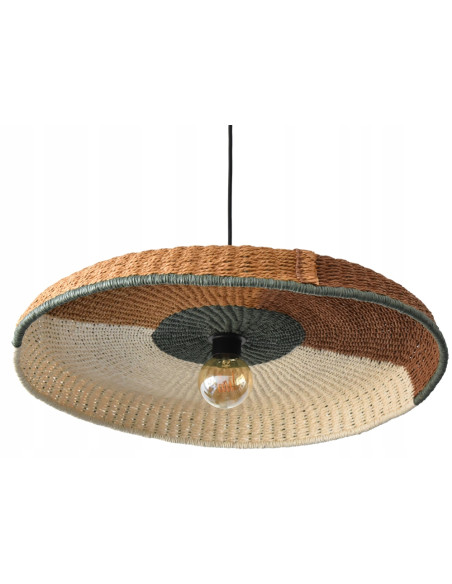 Lampa wisząca WOVEN - pleciona tkanina, regulowana wysokość, elegancki dodatek do każdego wnętrza, różnorodne kolory.