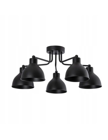 Nowoczesny plafon pająk Venti w stylu skandynawskim z metalowymi kloszami - eleganckie oświetlenie do wnętrz