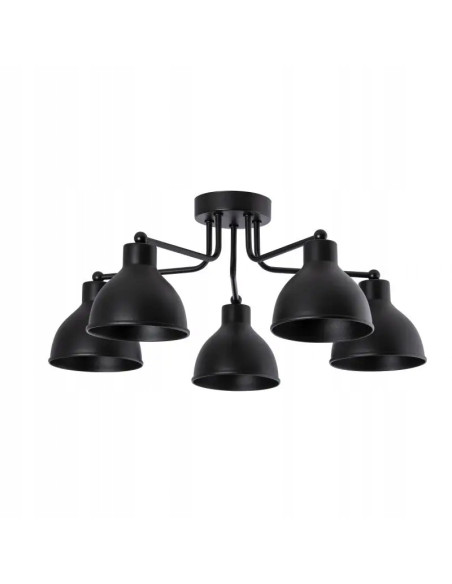 Nowoczesny plafon pająk Venti w stylu skandynawskim z metalowymi kloszami - eleganckie oświetlenie do wnętrz