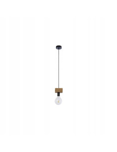 Lampa wisząca Venti Wood - Nowoczesny design z drewnianym akcentem, idealna do jadalni i salonu, ekologiczne oświetlenie.