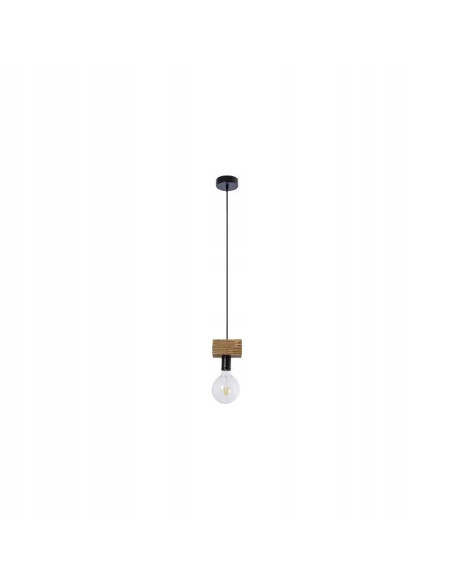 Lampa wisząca Venti Wood - Nowoczesny design z drewnianym akcentem, idealna do jadalni i salonu, ekologiczne oświetlenie.