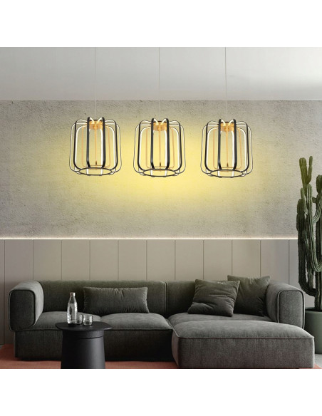 Nowoczesna lampa wisząca LED XARA z regulacją jasności - elegancki dodatek do jadalni, salonu i kuchni