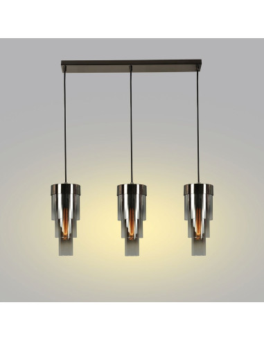 Elegancka lampa wisząca GRANS w kształcie pocisku - nowoczesne oświetlenie do salonu i jadalni AVIANO LIGHTING