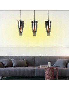 Elegancka lampa wisząca GRANS w kształcie pocisku - nowoczesne oświetlenie do salonu i jadalni AVIANO LIGHTING 2