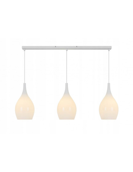 Lampa wisząca BLANCO - nowoczesny element dekoracyjny w białym kolorze, idealna do różnych stylów wnętrz.