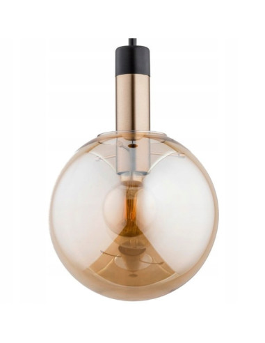 Lampa wisząca MONTANA ZŁOTA - elegancka, minimalistyczna lampa w mosiężnym wykończeniu do nowoczesnych wnętrz.