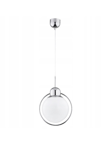 Lampa wisząca LUCERNA w chromowanej stali – nowoczesny, elegancki element do każdego wnętrza