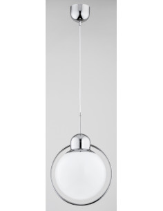 Lampa wisząca LUCERNA w chromowanej stali – nowoczesny, elegancki element do każdego wnętrza 2