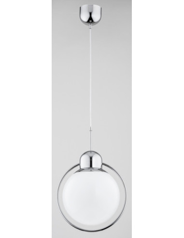 Lampa wisząca LUCERNA w chromowanej stali – nowoczesny, elegancki element do każdego wnętrza