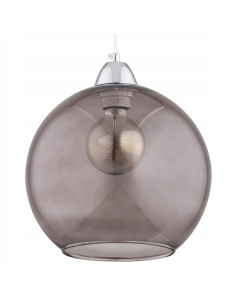 Lampa wisząca RICO III ANTISOL - elegancka z brązowym przezroczystym kloszem do nowoczesnych wnętrz 2