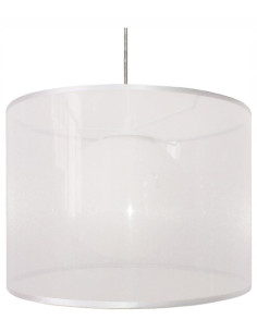 Lampa wisząca CHICAGO z białego szkła - nowoczesne oświetlenie do eleganckich wnętrz, regulowana wysokość, Candellux