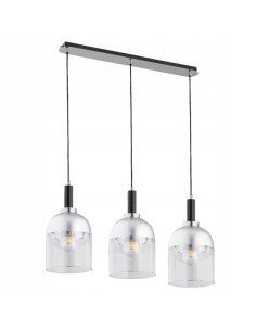Lampa wisząca VENTO - Elegancki design ze szklanymi kloszami i metalowymi akcentami, idealna do nowoczesnych wnętrz.