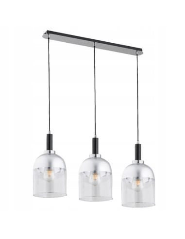Lampa wisząca VENTO - Elegancki design ze szklanymi kloszami i metalowymi akcentami, idealna do nowoczesnych wnętrz.