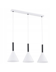 Lampa wisząca PERO Biała - elegancki design w kielichowym kształcie do nowoczesnych wnętrz i kuchni.