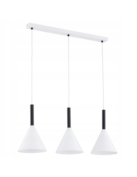 Lampa wisząca PERO Biała - elegancki design w kielichowym kształcie do nowoczesnych wnętrz i kuchni.